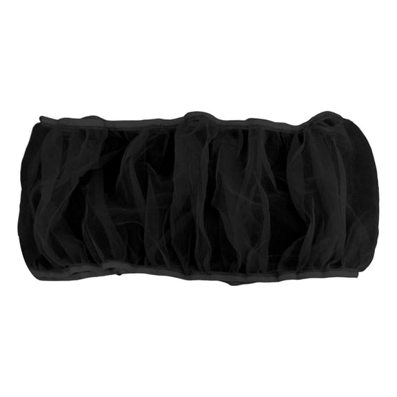 Large Mesh Bird Cage Cover for Indoor and Outdoor Use | Breathable Lightweight Protector for Aviaries and Flight Cages in Pet Accessories, 106 cmx33 cm, Black
