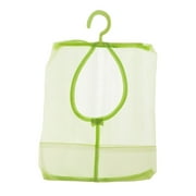 Large Mesh Laundry Bag with Hanging Hooks, Portable Folding Storage for Dirty Clothes, Bathroom, Pool & Travel, 37x22cm