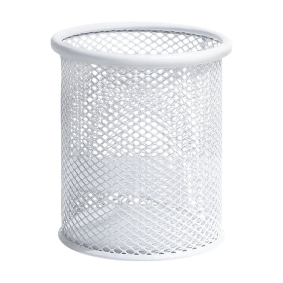 Large Mesh Pencil Holder Minimalist Iron Wire Desktop Caddy for Office Desk Organization Sturdy Metal Stationery Container for Pens and Markers