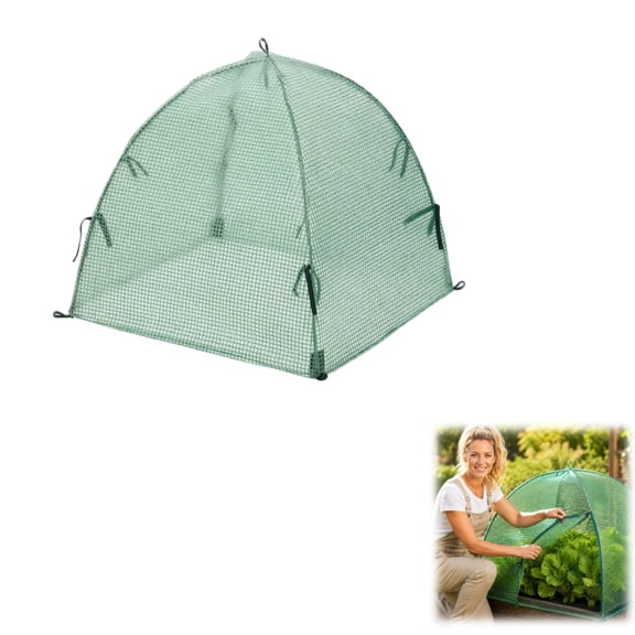 Large Mesh Plant Cover Tent, 22x22x22Inches Pest Guard Cover, Insect Bird Barrier Netting Outdoor Plant Enclosure, Garden Net Cage Plant Protector Pest Protection Guard for Fruit Vegetables
