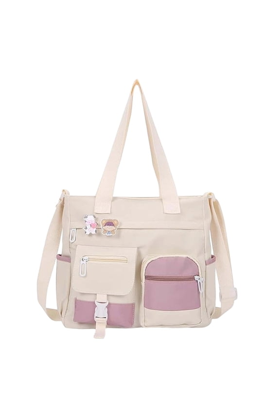 Large Messenger Bag Women Crossbody Shoulder Tote Versatile Backpack College Students Daily Commute Outdoor