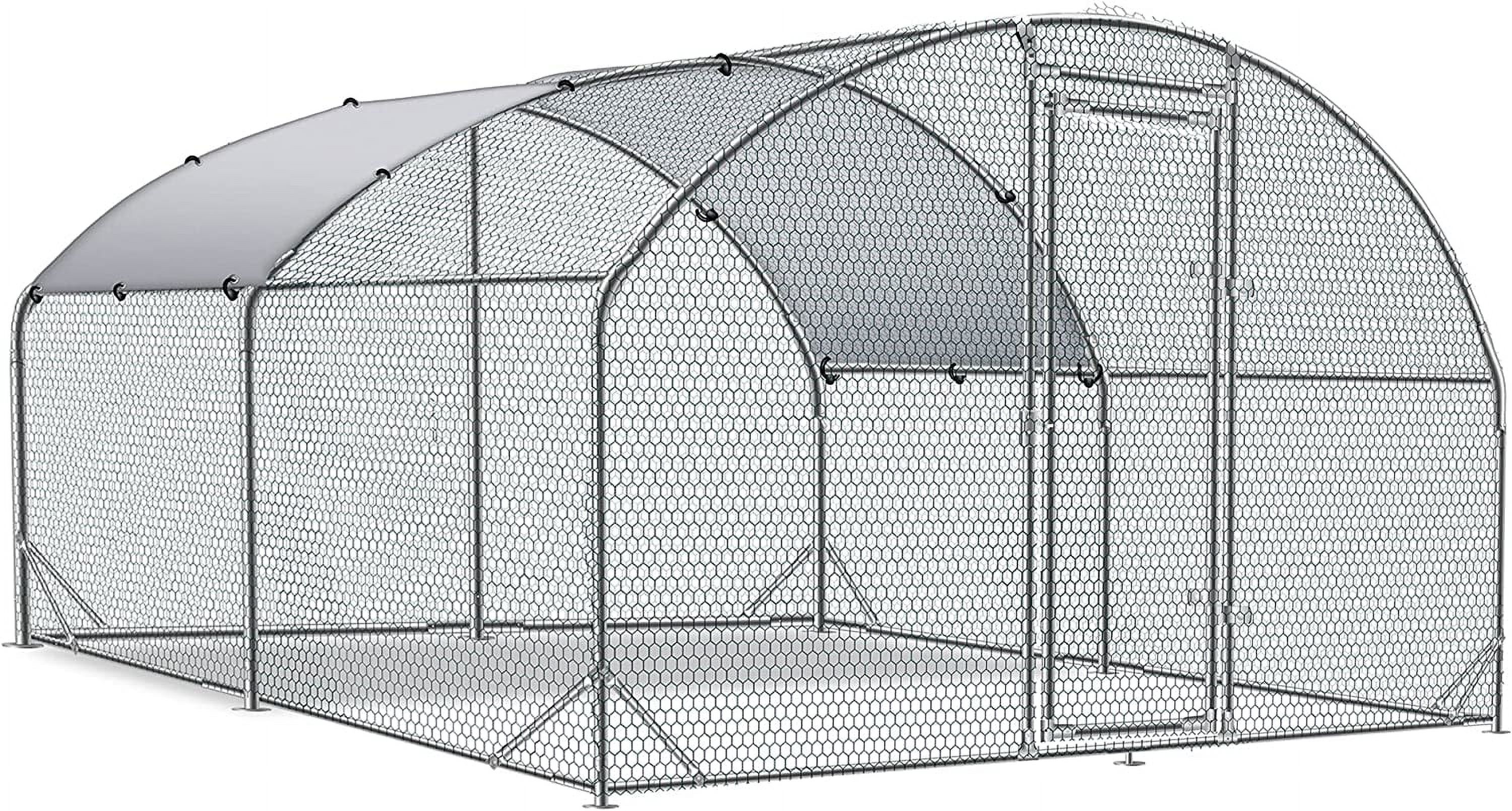 Large Metal Chicken Coop Upgrade TriSupporting Wire Mesh Chicken Run