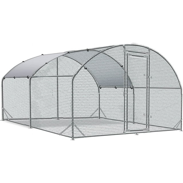 Large Metal Chicken Coop Upgrade TriSupporting Wire Mesh Chicken Run