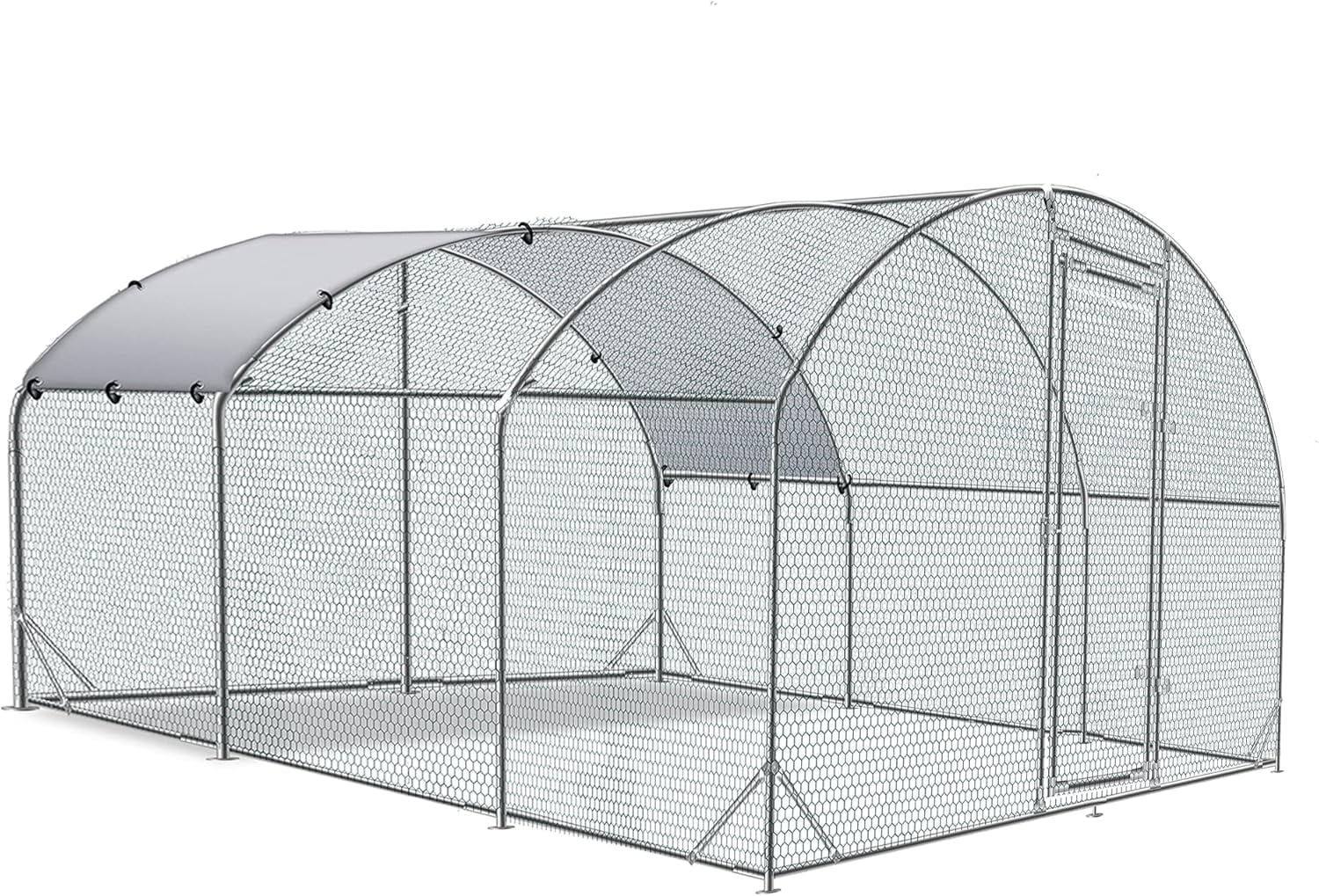 Large Metal Chicken Coop Upgrade TriSupporting Wire Mesh Chicken Run