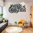 thumbnail image 1 of Large Metal Christmas Hanging Sign ,12inch Black Merry Christmas Indoor Wall Sign,Merry Christmas Word Sign, Rustic Metal Letters ,Wall Decor for Indoor/Outdoor, Front Door Yard Party Ornaments, 1 of 7
