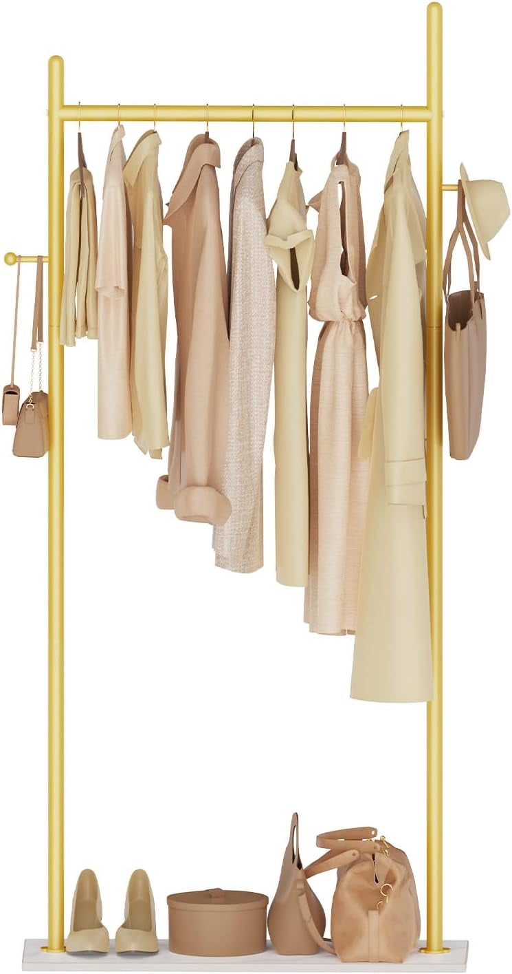 Rock Coat Racks Large Metal Coat Rack Freestanding, Modern Coat Hanger Stand with 2 ...
