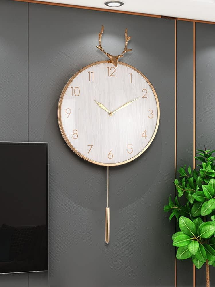 Large Metal Wall Clocks ，for Living Room ，Hotels, cafes, Bars, Kitchens