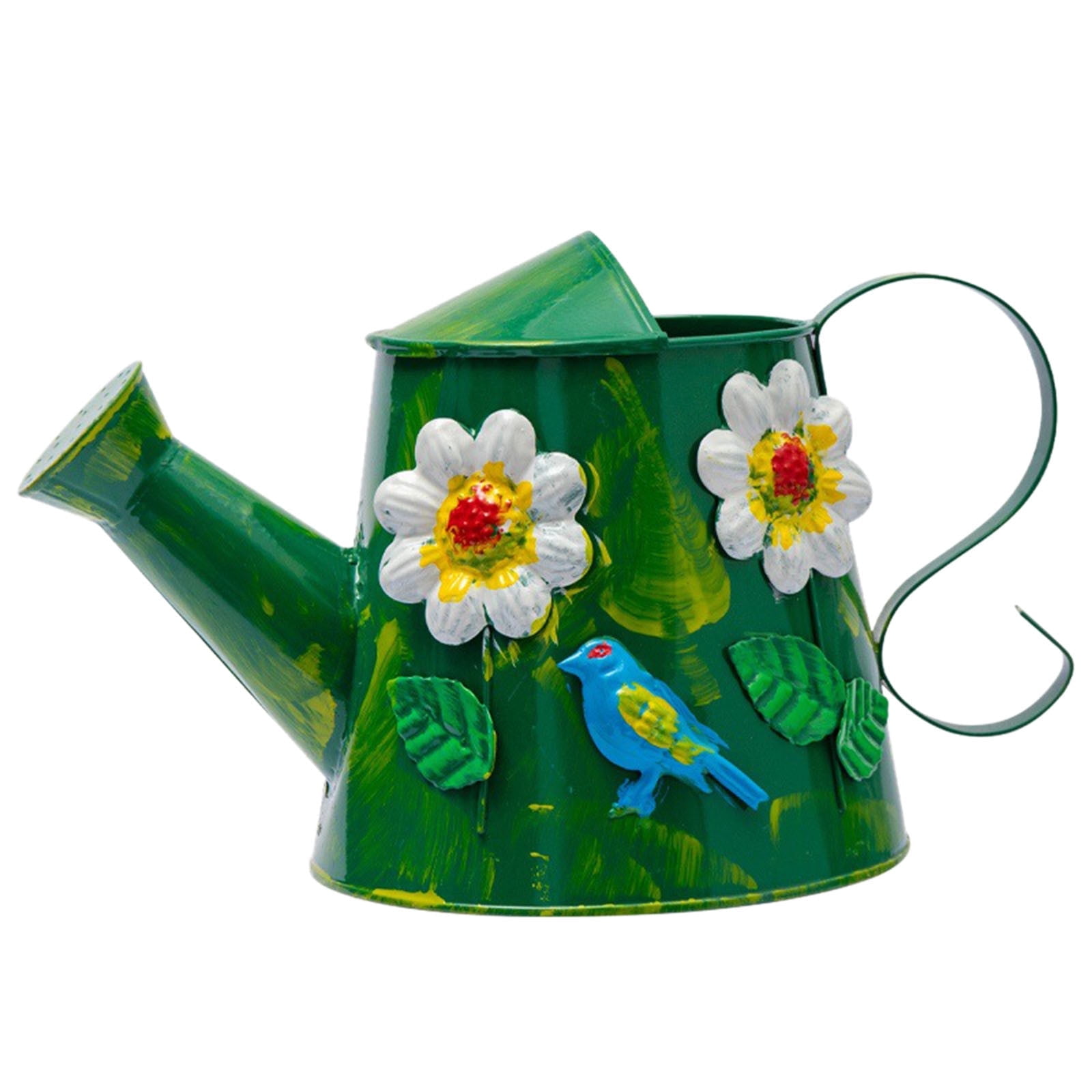 Large Metal Watering Can with Long Spout for Garden and Care Indoor Outdoor Use