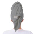 thumbnail image 1 of Large Microfiber Hair Towel Wrap for Women, Anti Frizz Hair Drying Towel with Elastic Strap, Fast Dry | Super Absorbent | Quick Dry Hair Turban for Wet, Curly, Long & Thick Hair, 1 of 4