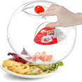 thumbnail image 1 of Large Microwave Cover for Food Easy Grip Microwave Splatter Cover Guard Lid with, 1 of 10
