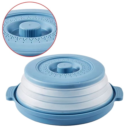 Large Microwave Lid for Reheating Food Tool Foldable Plate Cover Kitchen Tool Safe Splatter Cover