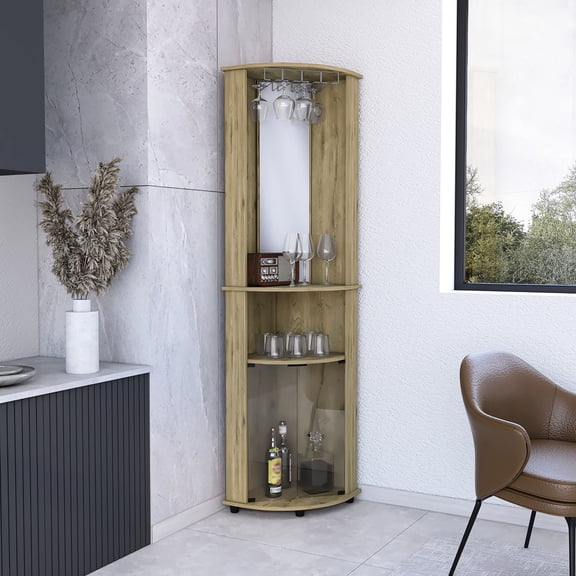 Large Mirror Inside / In Home Bars / Enhances Visual Appeal