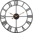 thumbnail image 1 of Large Modern Wall Clock for Living Room Decor, 30 inch Battery Operated Metal Farmhouse Wall Clock Oversized, Non-Ticking Silent Roman Numeral Wall Clocks for Bedroom/Dining Room Decorations, 1 of 4
