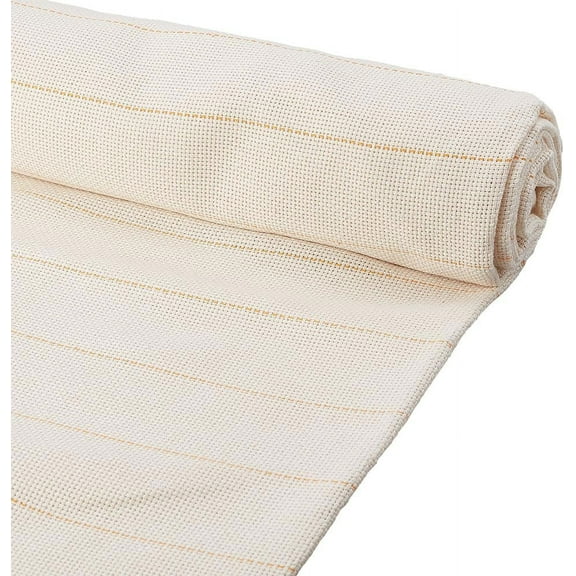 Large Monk's Cloth 59.5x39.3" Primary Tufting Cloth with Marked Lines Needlework Fabric for Needle Punch Stitch Embroidery Quilting 0.7mm Thick