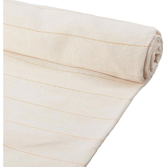 Large Monk's Cloth 59.5x39.3" Primary Tufting Cloth with Marked Lines Needlework Fabric