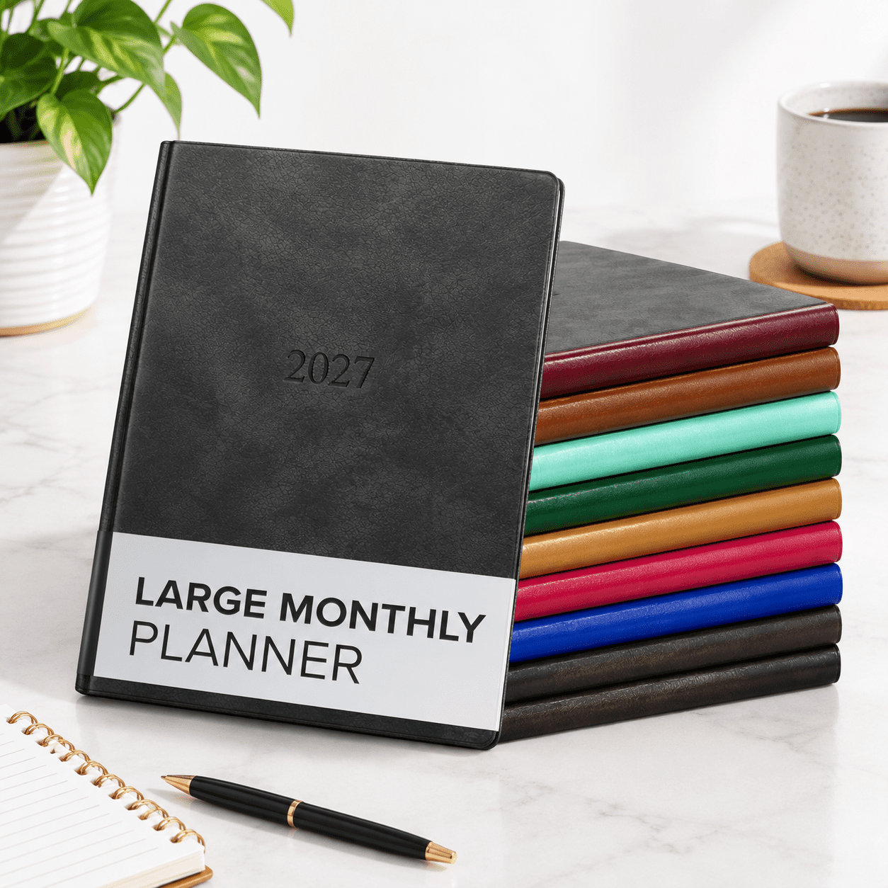 Timber Planner Large Monthly Planner 2026-2027 Acadia Black - Walmart.com