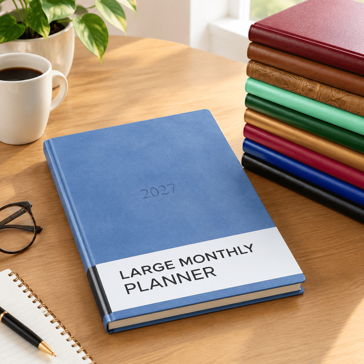 Timber Planner Large Monthly Planner 2026-2027 Acadia Hydrangea - Walmart.com