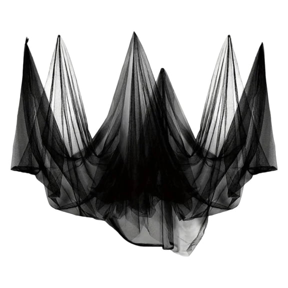 Large Mosquito Net - Mesh Netting for Garden Skin and Plants Protection, Patio Bird Bug Screen for Indoor Outdoor Black