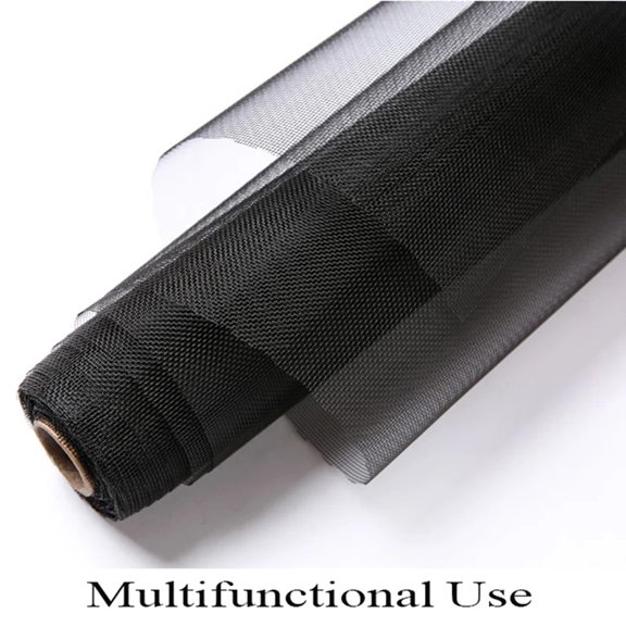 Large Mosquito Netting Roll, Breathable Transparent Nano PP Mesh, Insect-Resistant Screen for Windows and Doors