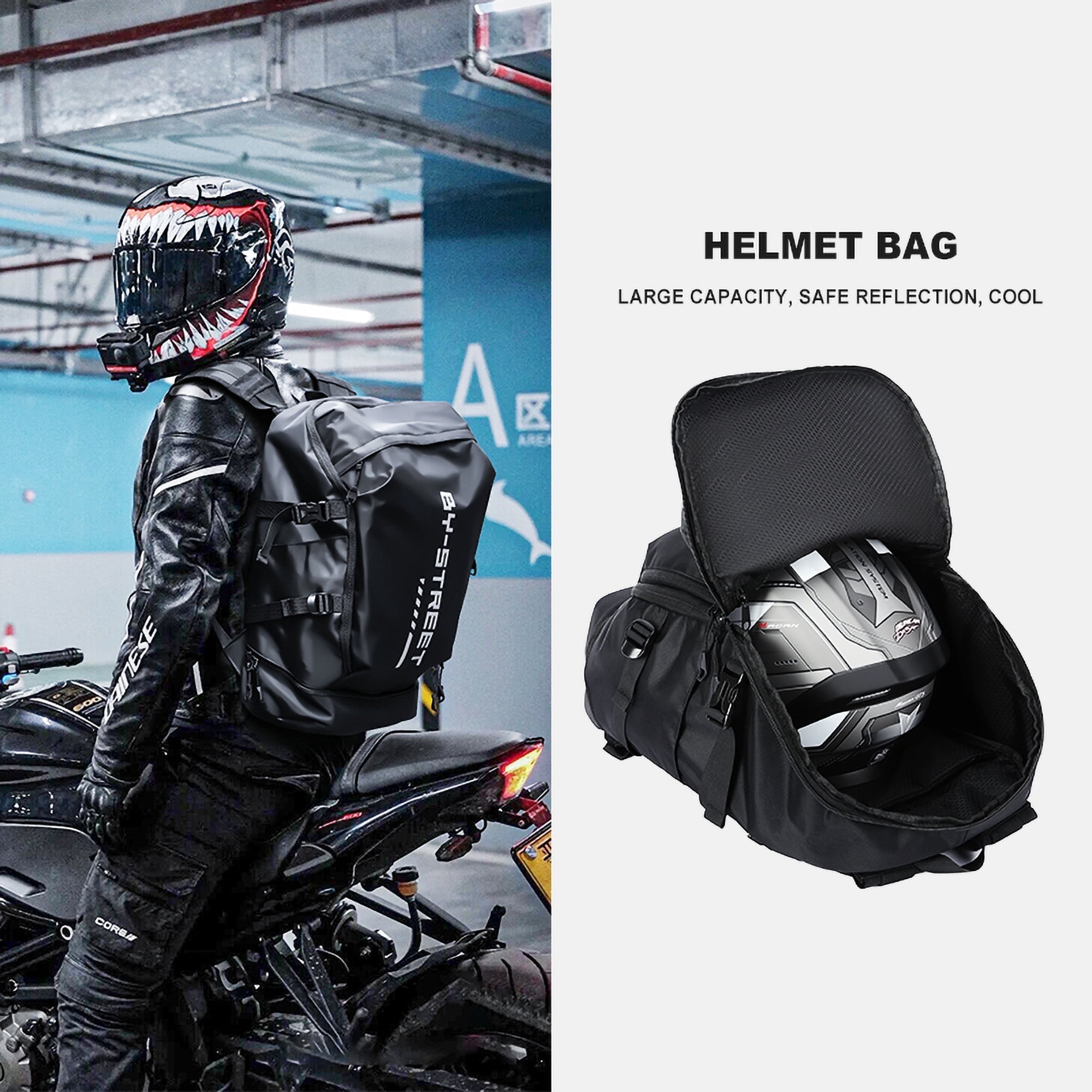 HOT Leather Backpack Large Motorcycle Backpack Large