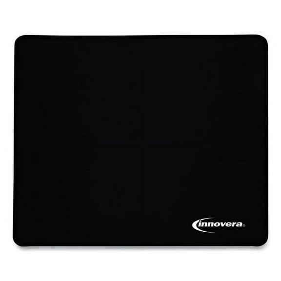 Large Mouse Pad, 9.87 x 11.87, Black | Bundle of 2 Each