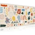 thumbnail image 1 of Large Mouse Pad Creative Cartoon Doodle Extended Gaming Mouse Pad Desk Mat Stitched Edges Mousepad Non-Slip Rubber Base Keyboard Pad for Laptop Computer PC 35.4 x 15.7 inches, 1 of 6