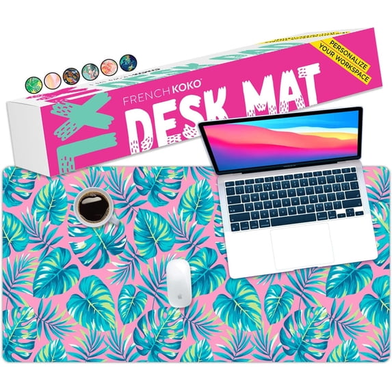 Large Mouse Pad, Desk Mat, Keyboard Pad, Desktop Home Office School Essentials College Cute Decor Big Laptop Protector Computer Accessories Pretty Mousepad 36" x 16.5"