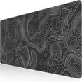 thumbnail image 1 of Large Mouse Pad, Desk Mats On Top of Desks XL Keyboard Mouse Pad with Non-Slip Base Extended Mouse Pad for Work, Game, Office, Home - Topographic Contour (31.4x15.7 in), 1 of 6
