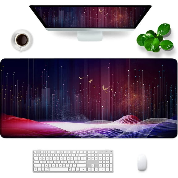 Large Mouse Pad for Desk, XXL Gaming Mouse Pad 35x15.7x0.12inch Desk Mat Extra Large Mouse Pad with Personalized Design for Laptop, Computer PC (Science 2)