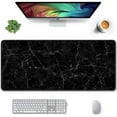 thumbnail image 1 of Large Mouse Pad, Full Desk XXL Extended Gaming Mouse Pad 35" X 15", Waterproof Desk Mat with Stitched Edges, Non-Slip Laptop Computer Keyboard Mousepad for Office and Home, Marble Design, 1 of 6
