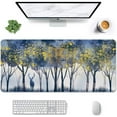 thumbnail image 1 of Large Mouse Pad, Full Desk XXL Extended Gaming Mouse Pad 35" X 15", Waterproof Desk Mat with Stitched Edge, Non-Slip Laptop Computer Keyboard Mousepad for Office & Home, Forest Deer Design, 1 of 6