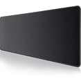 thumbnail image 1 of Large Mouse Pad, Gaming Mouse Pad, XL Big Computer Keyboard Mat Extended Laptop Desk Pad with Micro-Weave Cloth, Non-Slip Mousepad with Stitched Edges for Working/Gaming (31.5x11.8in)- Black, 1 of 6