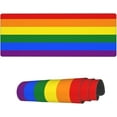 thumbnail image 1 of Large Mouse Pad LGBT Rainbow Flag Extended Gaming Mouse Pad with Stitched Edges Laptop Computer Keyboard Mouse Mat Desk Pad for Work Game Office Home, 1 of 5