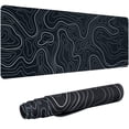 thumbnail image 1 of Large Mouse Pad Mat (31.5x11.8in),Extended Gaming Mousepad Background Topographic Map Desk Pad for Laptop Computer, 1 of 6