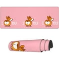 thumbnail image 1 of Large Mouse Pad Pink Corgi Dog Love Extended Gaming Mouse Pad with Stitched Edges Laptop Computer Keyboard Mouse Mat Desk Pad for Work Game Office Home, 1 of 6