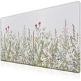 thumbnail image 1 of Large Mouse Pad Wildflower Desk Mats Office Mouse Pads Keyboard Mousepads Oversized Mouse Pad Non-Slip Rubber Base Waterproof with Stitched Edges 35.4 X 15.7 for Game Office,, 1 of 6
