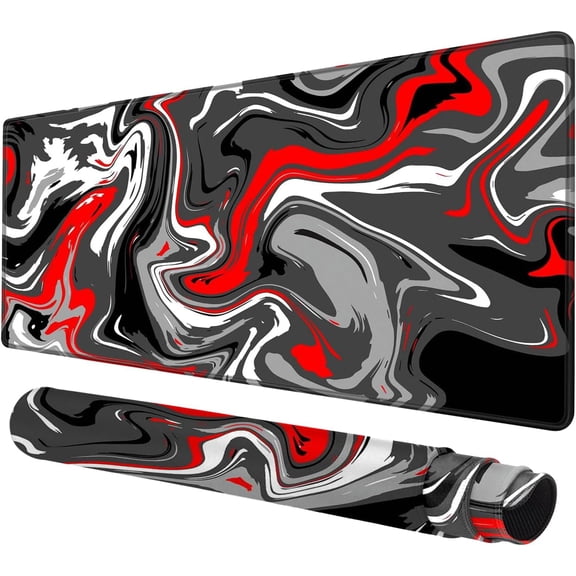 Large Mouse Pad for Desk - Gaming Mouse Pad with Stitched Edges, Anti-Slip Base, Desk Mat Desk Pad for Keyboard and Mouse