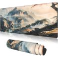 thumbnail image 1 of Large Mouse Pads Anime Landscape Mountain Wilderness Wonderland Non-Slip Rubber Base Gaming Mousepad, Keyboard and Mouse Pad with Stitched Edges,PC Desk Mat for Game,Work,Office(31.5"*11.8"), 1 of 5