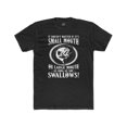 thumbnail image 1 of Large Mouth Swallows Mens Cotton Crew Tee Fishing TShirt, 1 of 2
