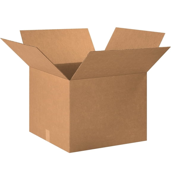 Large Moving Boxes 20"L x 20"W x 15"H 12-Pack - Corrugated Cardboard Box for Shipping, Mailing, Packing, Packaging and Storage
