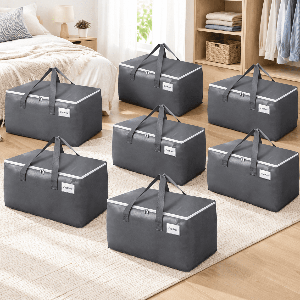 Large Moving Boxes And With Zippers & Handles Supplies Lids Heavy Duty ...