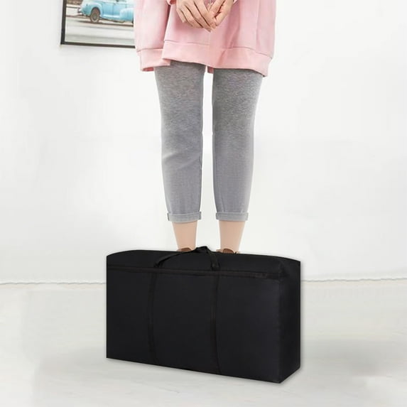 Large Moving Storage Bag | Heavy-Duty Reinforced Fabric | Water-Repellent & Easy-to-Clean | For Clothes, Quilts & Bedding | 39.37 x 22.83 x 11.02 Inches | Single Bag