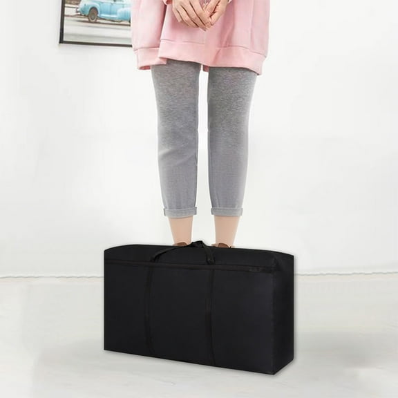 Large Moving Storage Bag | Heavy-Duty Reinforced Fabric | Water-Repellent & Easy-to-Clean | For Clothes, Quilts & Bedding | 39.37 x 22.83 x 11.02 Inches | Single Bag