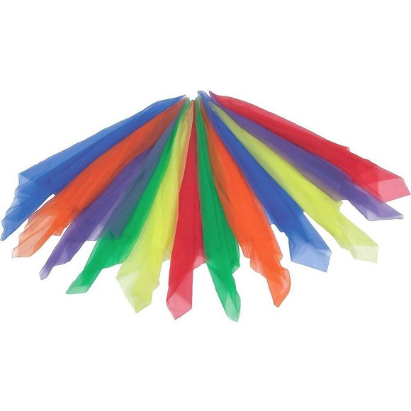 Large Multi-Color Rhythm Scarves (Pack of 12)