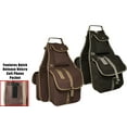 thumbnail image 1 of Large Multi Pocket Canvas Saddle Bag w Cell Phone Pocket, 1 of 4