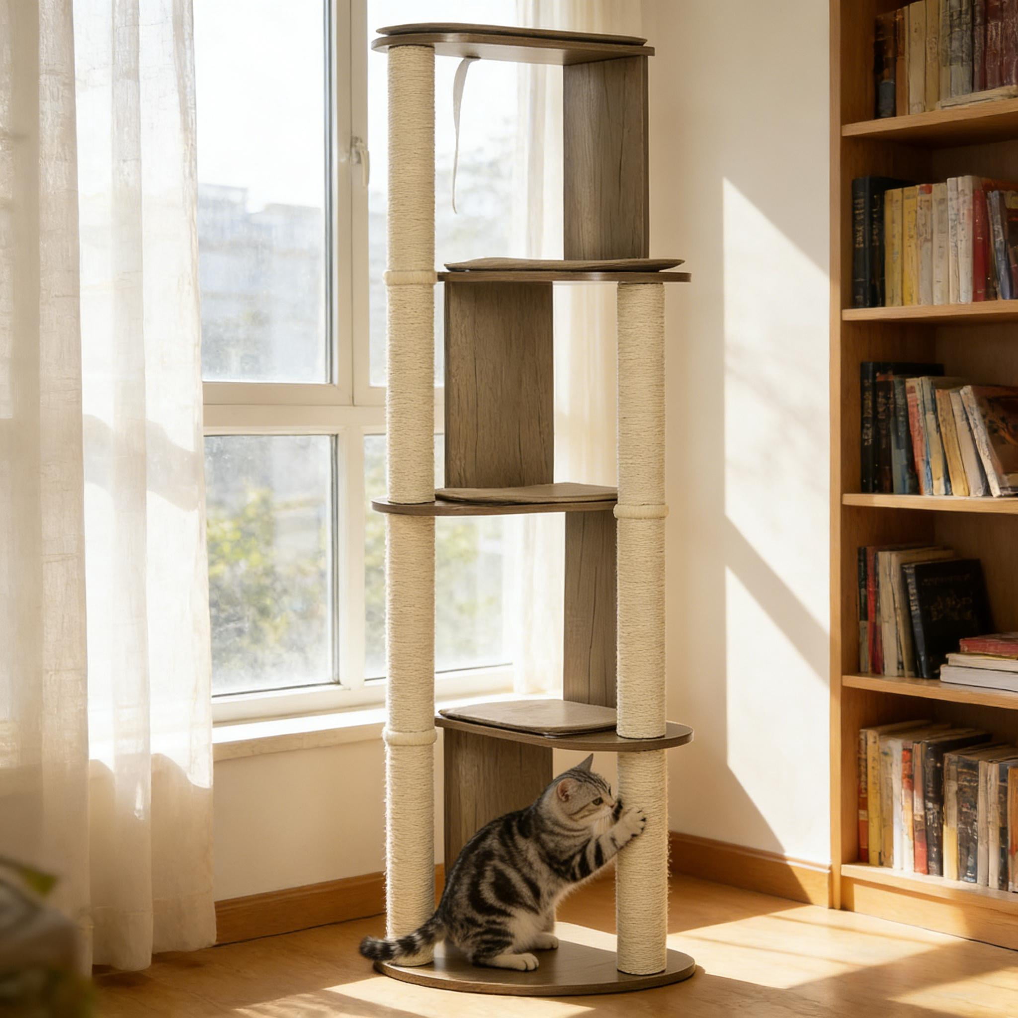Large Multilevel Cat Tower,Corner Cat Tree