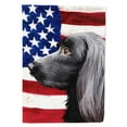 thumbnail image 1 of Carolines Treasures CK6623CHF Large Munsterlander Dog American Canvas House Size Outdoor-Flags, Multicolor, 1 of 4