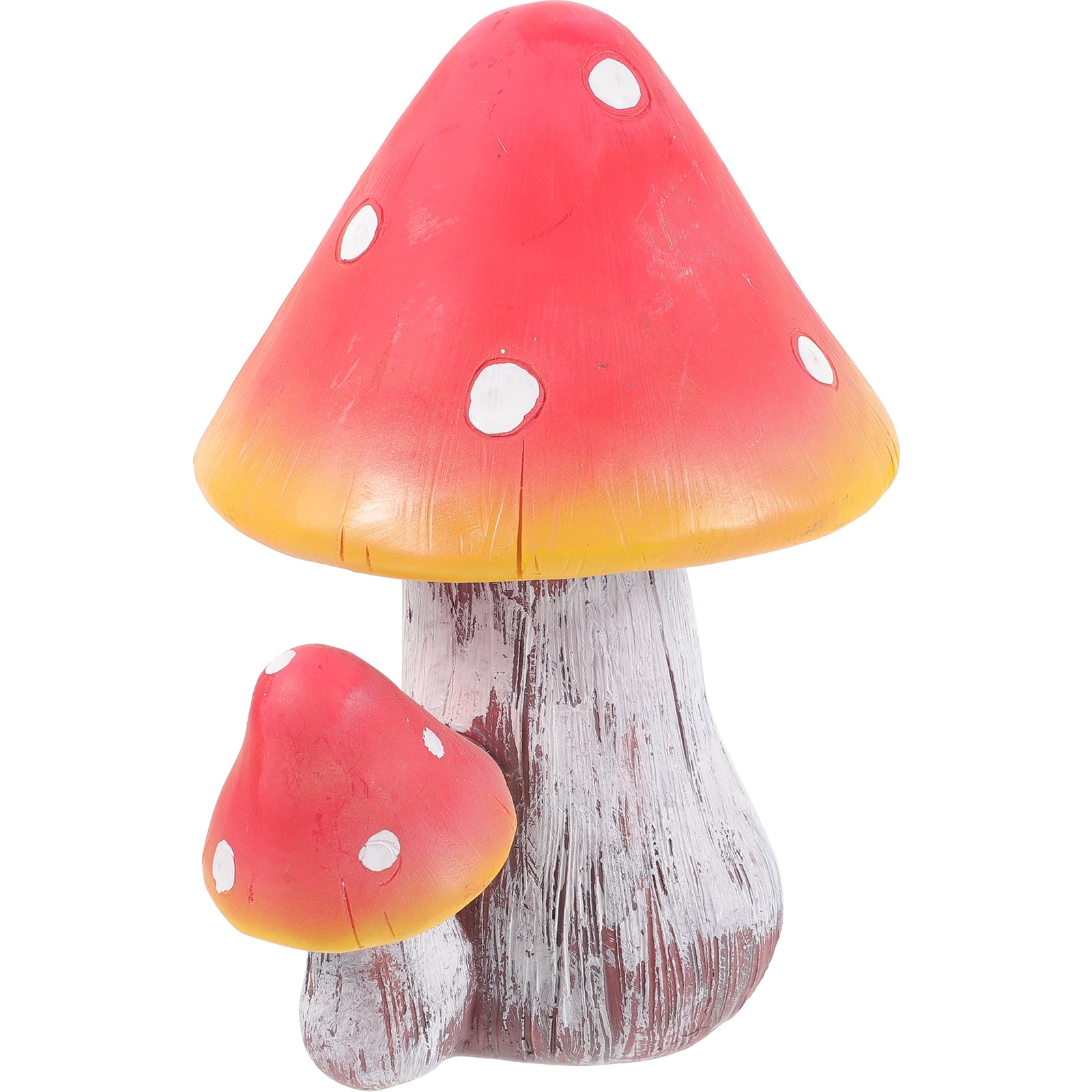 Large Mushroom Ornament Resin Garden Decoration Models Back Patio Small ...