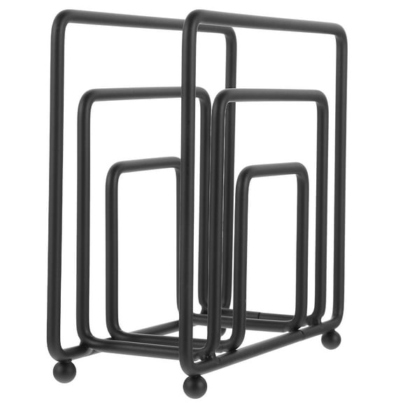 Large Napkin Holder Iron Vertical Paper Towel Table (matte Black)