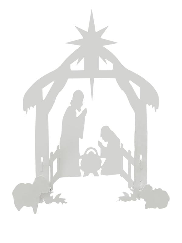 Large Nativity Scene Outdoor, Weather-Resistant Nativity Set Christmas ...